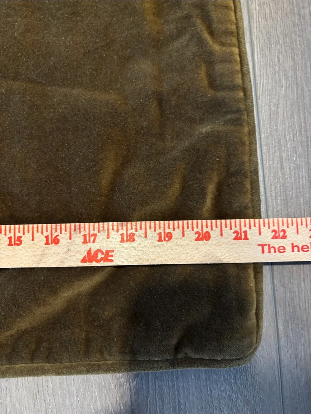 2 Williams Sonoma Home Brown Velvet moss green Pillow shams